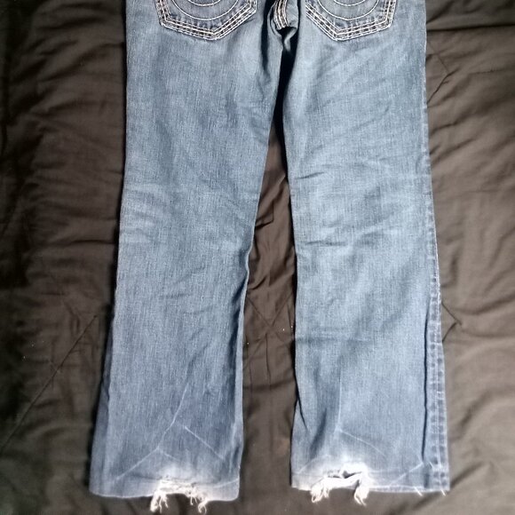 True Religion Billy Big T Big Stitch Blue Denim Jeans 32x33 - Picture 10 of 10
